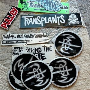 Band Logo Sticker Set